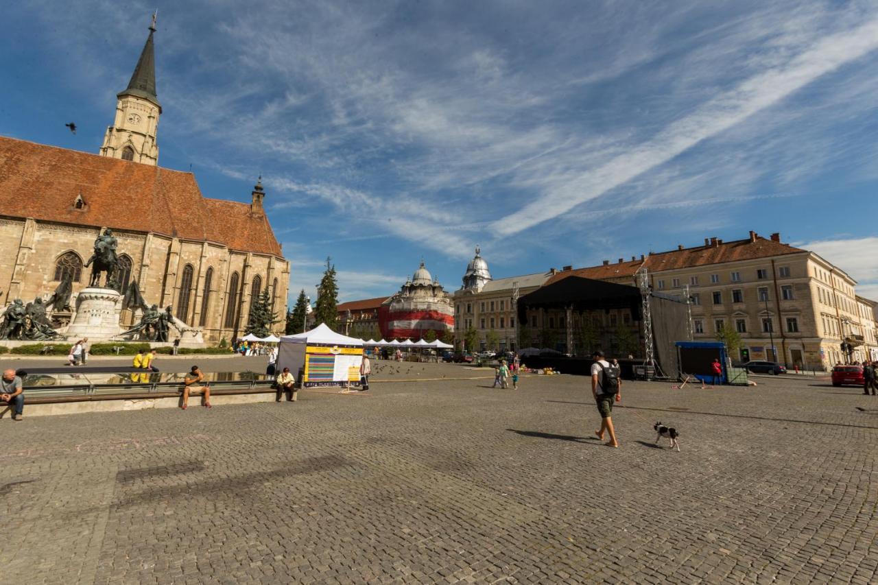 Cluj Lux Apartment Unirii Exteriör bild