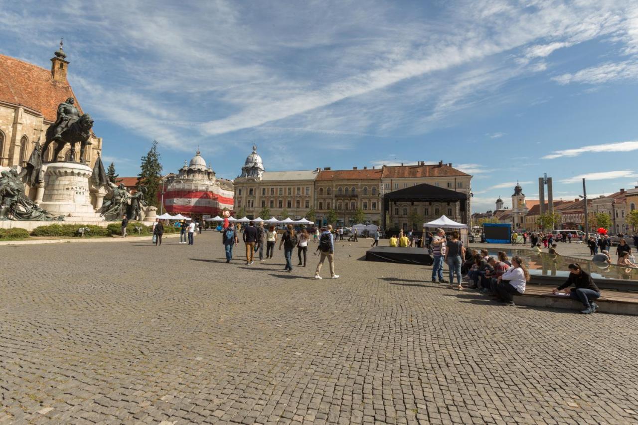 Cluj Lux Apartment Unirii Exteriör bild